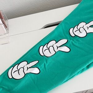 Disney Teal Shorts with Mickey Mouse Design